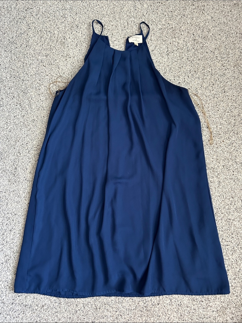 Everly Navy Halter Slip Mini Dress